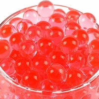 Bile decorative din gel, rosu,Vivo